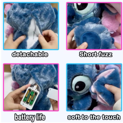 Plush toy that breathes and calms